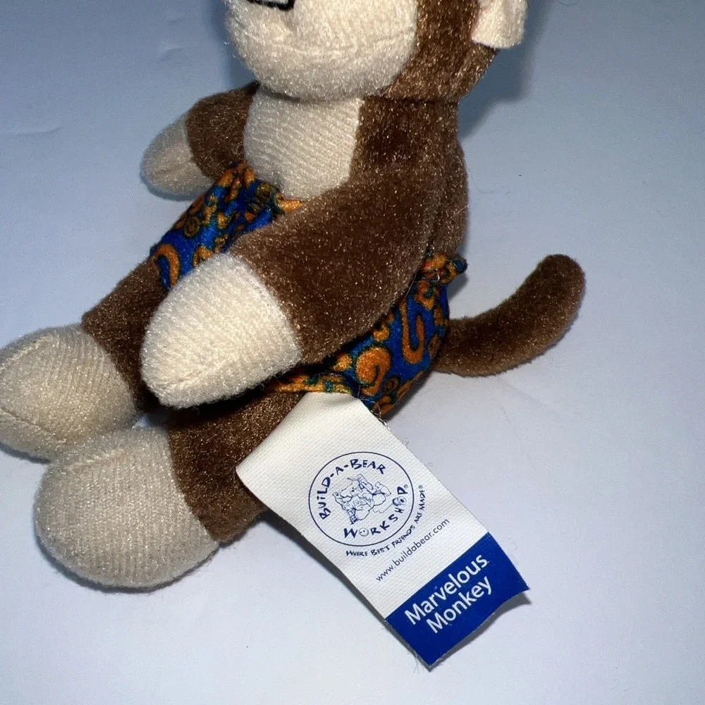 Build A Bear 4 Mini Stuffed‎ Plush BABW Teddy, Kitty, Monkey, & Velvet Teddy